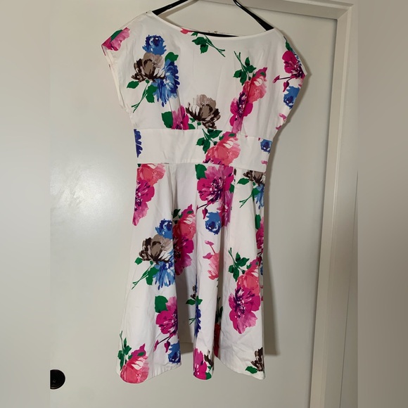 Kate Spade New York Jess in Full Bloom Floral Dress Swing Party Size 12 Flowers - Picture 6 of 12